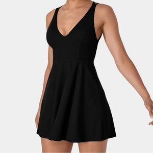 Everyday Criss Cross backless barre ballet dance flared dress